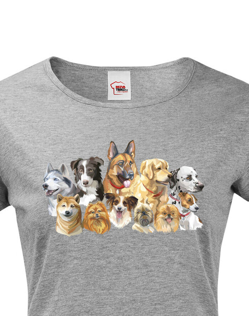 Dámské tričko Psi