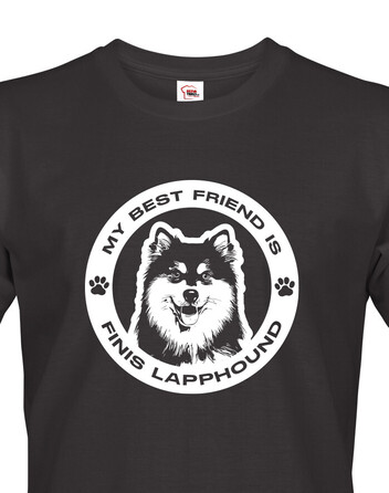 Pánské tričko Lapinkoira kulatý motiv