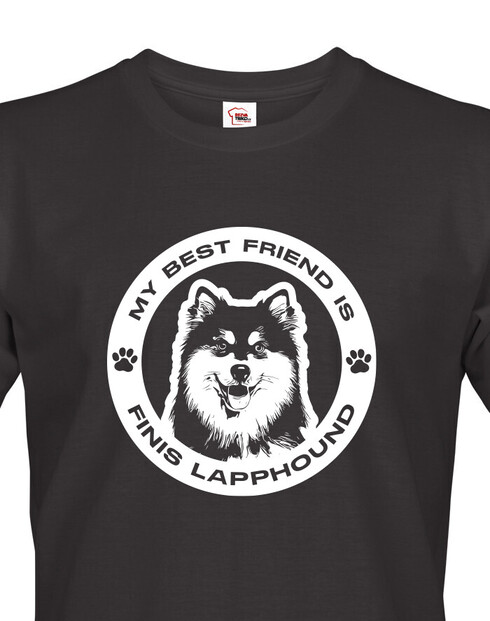 Pánské tričko Lapinkoira kulatý motiv