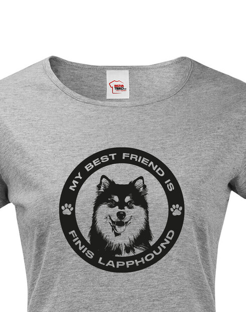 Dámské tričko Lapinkoira kulatý motiv