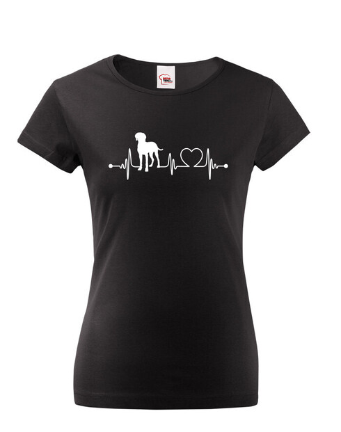 Dámské tričko Vymarský ohař tep