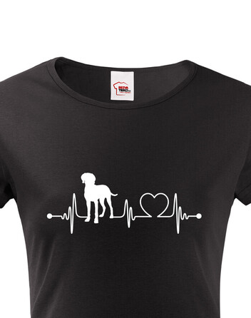 Dámské tričko Vymarský ohař tep