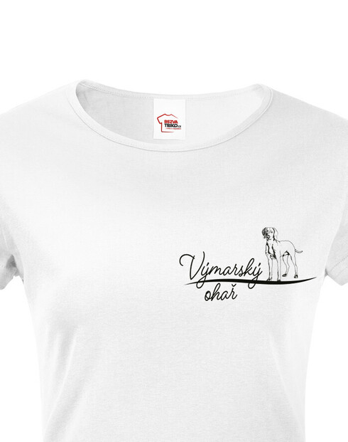Dámské tričko Vymarský ohař