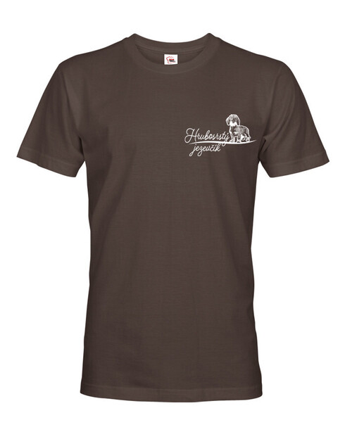 Pánské tričko Hrubosrstý jezevčík 1