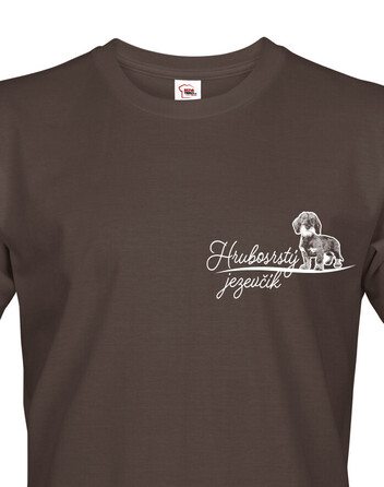 Pánské tričko Hrubosrstý jezevčík 1