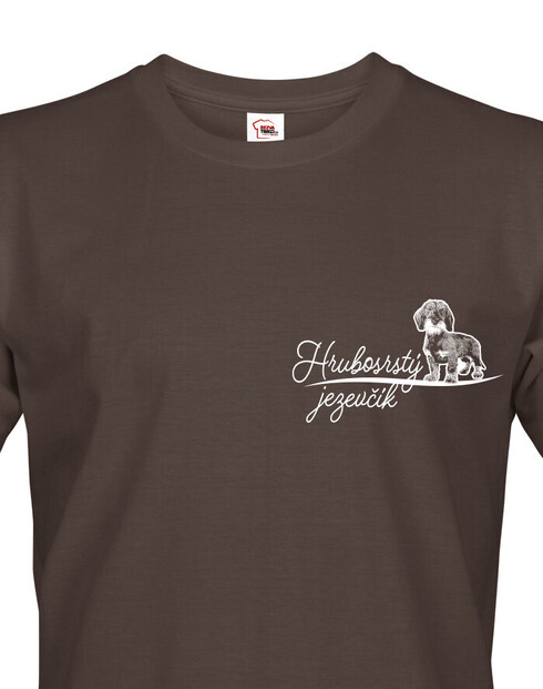 Pánské tričko Hrubosrstý jezevčík 1