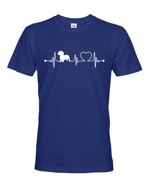 Pánské tričko Hrubosrstý jezevčík tep