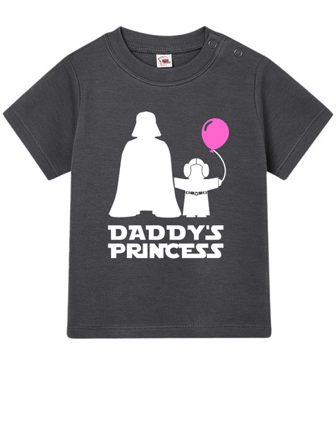 Tričko pro miminka s potiskem Star Wars Daddys Princess