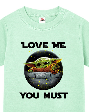 Tričko pro miminka Baby Yoda