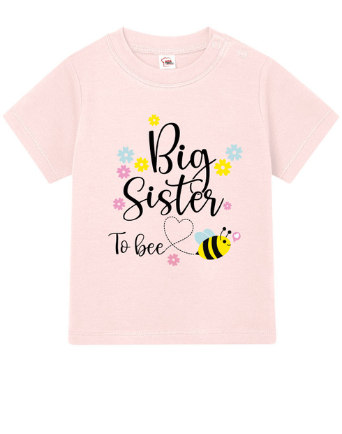 Tričko pro miminka s potiskem Big sister to bee