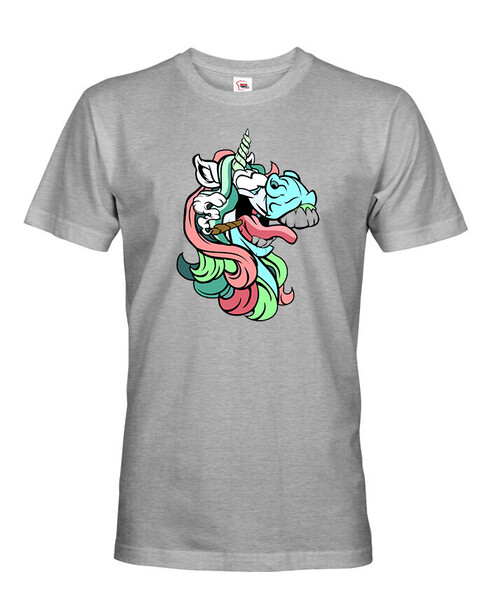 Pánské tričko Vtipný jednorožec