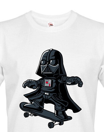 Pánské tričko Darth Vader Skateboard