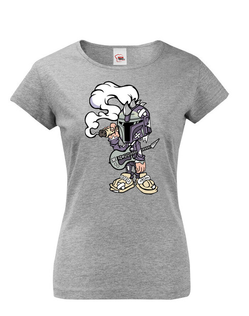 Dámské tričko Mandalorian smoker