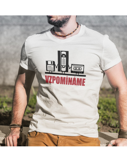 Pánské triko s retro motivem Vzpomínáme