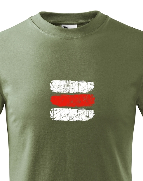 Dětské tričko Turistická značka - červená