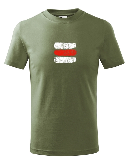 Dětské tričko Turistická značka - červená