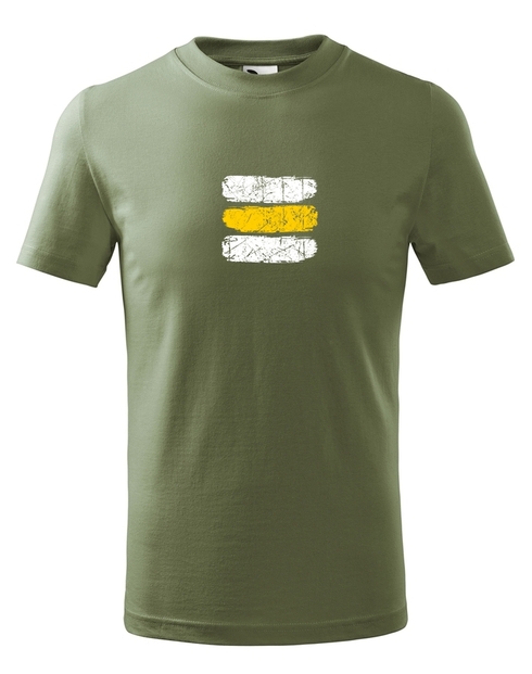 Dětské tričko Turistická značka - žlutá