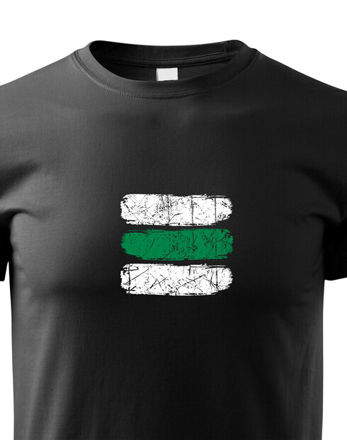 Dětské tričko Turistická značka - zelená