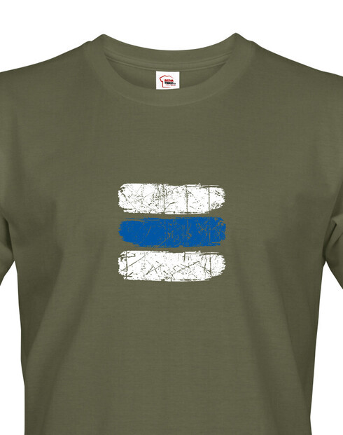 Pánské tričko Turistická značka - modrá