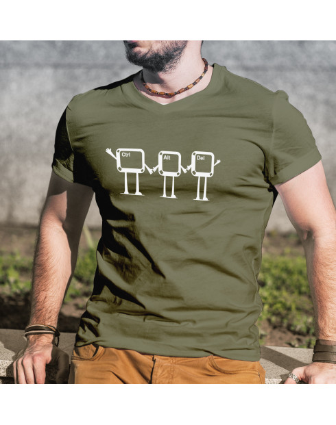 Pánské tričko ctrl+alt+del