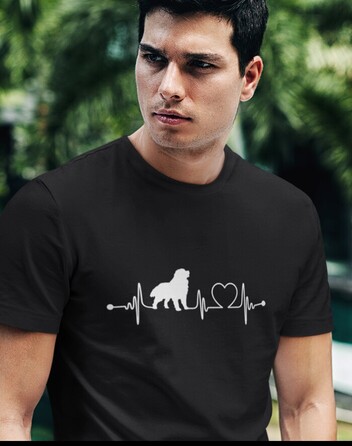 Pánské tričko Bernský salašnický pes tep