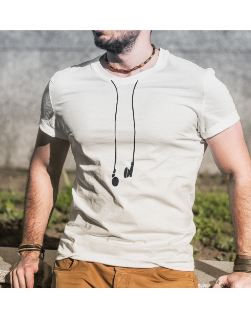 Pánské tričko se sluchátky