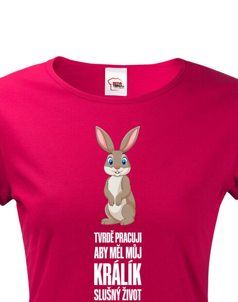 Dámské tričko Králík