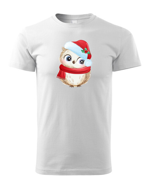 Dětské tričko Vánoční sovička