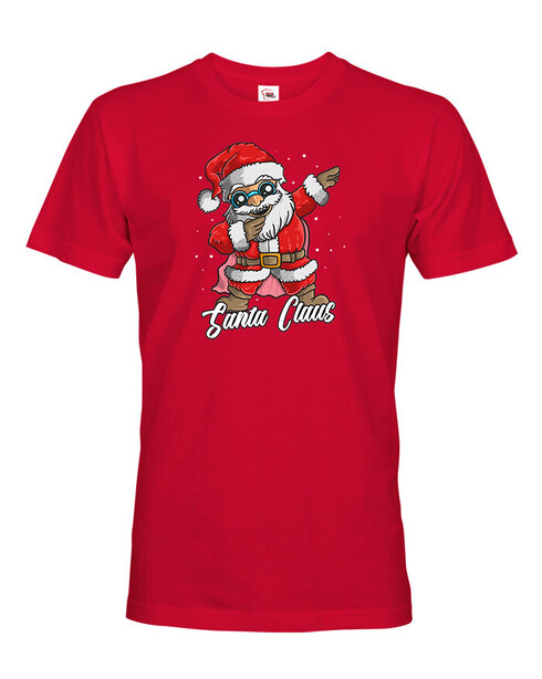 Pánské tričko Santa Claus dab dance