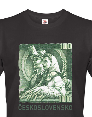 Pánské tričko 100 Kč Československo