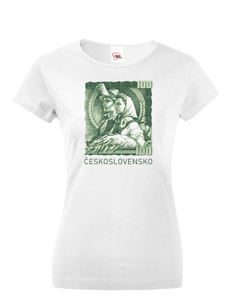 Dámské tričko 100 Kč Československo
