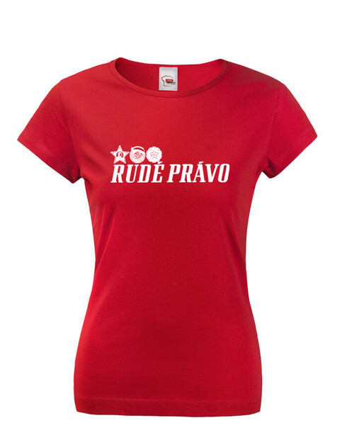 Dámské tričko Rudé právo