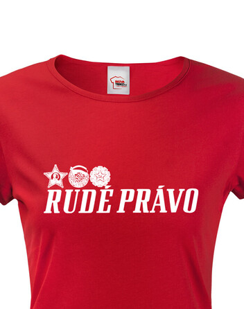 Dámské tričko Rudé právo