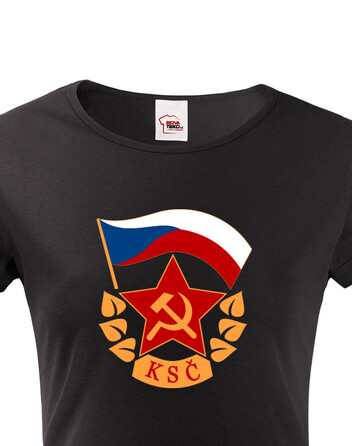 Dámské tričko Znak KSČ