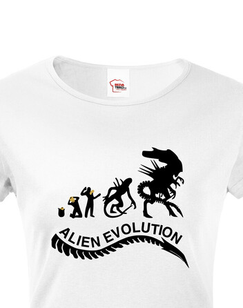 Dámské tričko Alien Evolution