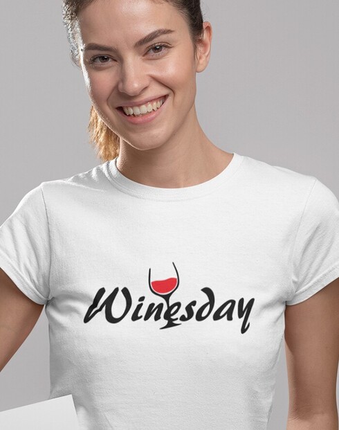 Dámské tričko s vínem Winesday
