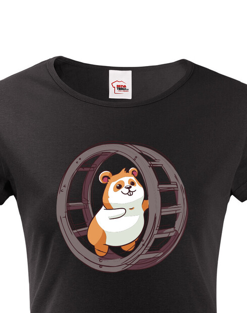 Dámské tričko Křeček v kolečku