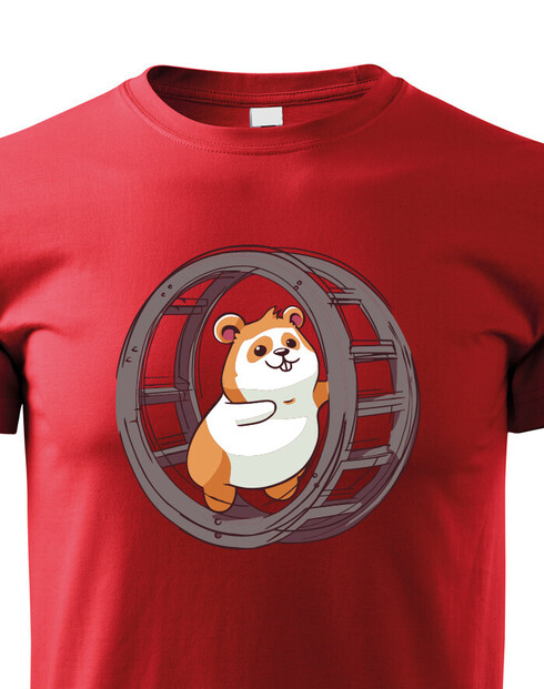 Dětské tričko Křeček v kolečku