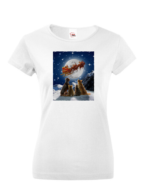 Dámské tričko Santovy saně