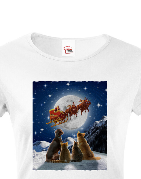 Dámské tričko Santovy saně