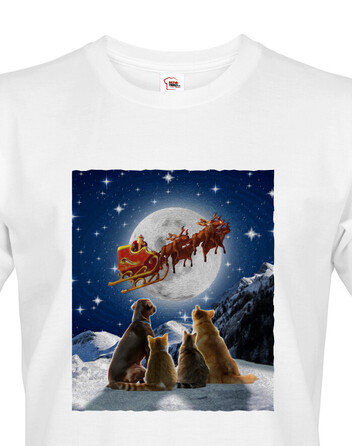 Pánské tričko Santovy saně