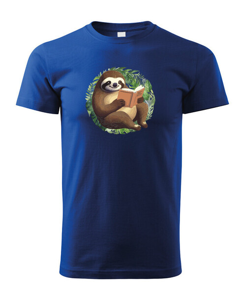 Dětské tričko Lenochod s knihou