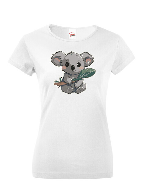 Dámské tričko Koala s listem
