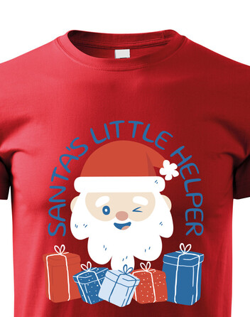 Dětské tričko Santův pomocník