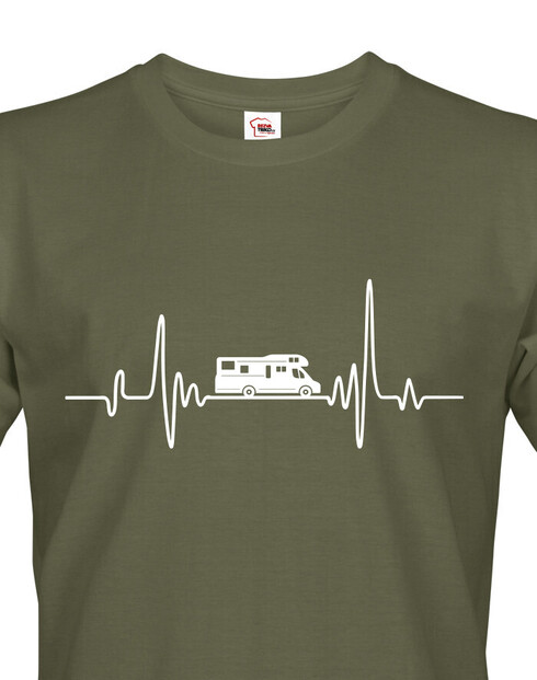 Pánské tričko Srdeční tep Karavan