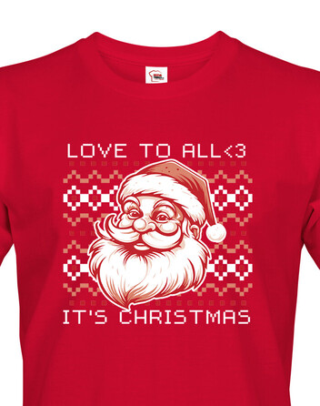 Pánské tričko Vánoční Santa