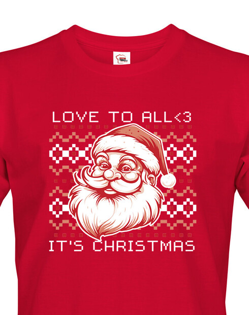 Pánské tričko Vánoční Santa