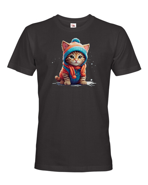 Pánské tričko Koťátko v oblečku