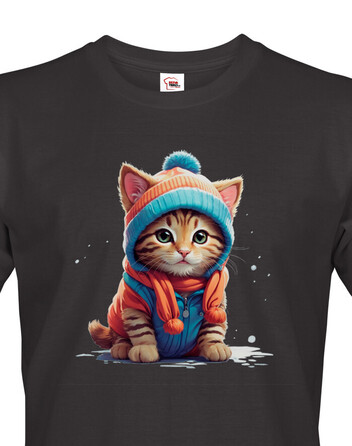 Pánské tričko Koťátko v oblečku