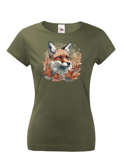 Dámské tričko Liška podzim